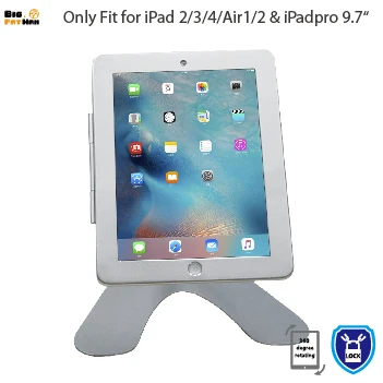 Подставка для планшета Противоугонная гусиная шея для iPad air 1 2 Pro 9,7 держатель для планшета металлический с замком для безопасности рабочего стола