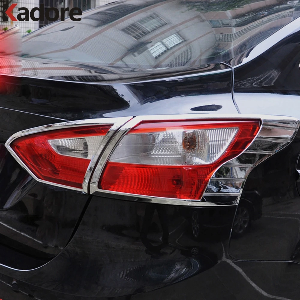 Задний фонарь для Ford Focus 3 2012 2013 4dr Sedan хромированный задний Обложка отделка