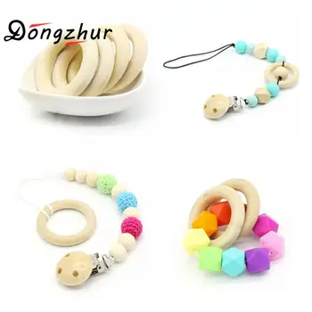 

1 Pc 25mm-60mm Baby Natural Wooden Odontoprisis Rings Wood Color Creative Necklace Bracelet Diy Handwork Crafts MJG6952