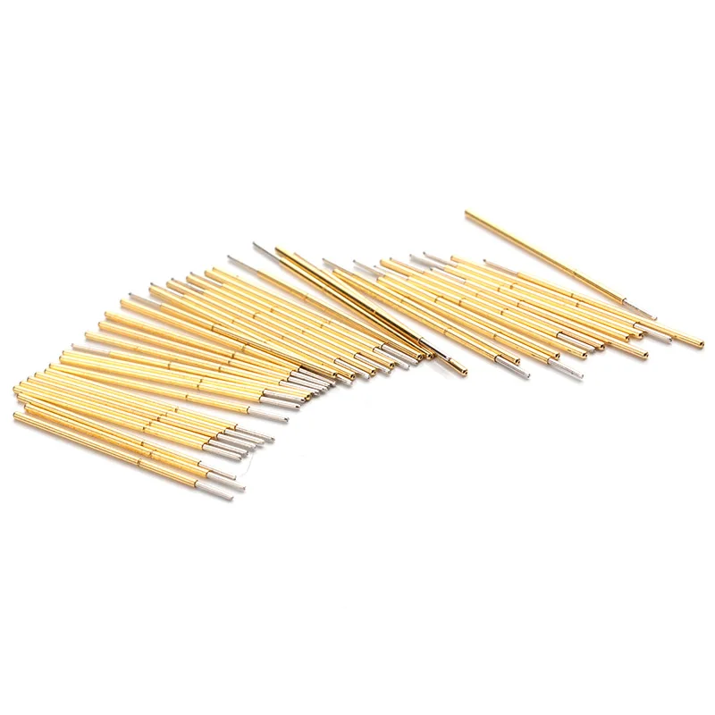 P038-F For Testing Circuit Board Instrument Voltage Test Probe Spring Phosphor Copper Tube Gold Plated Electronic Instrument