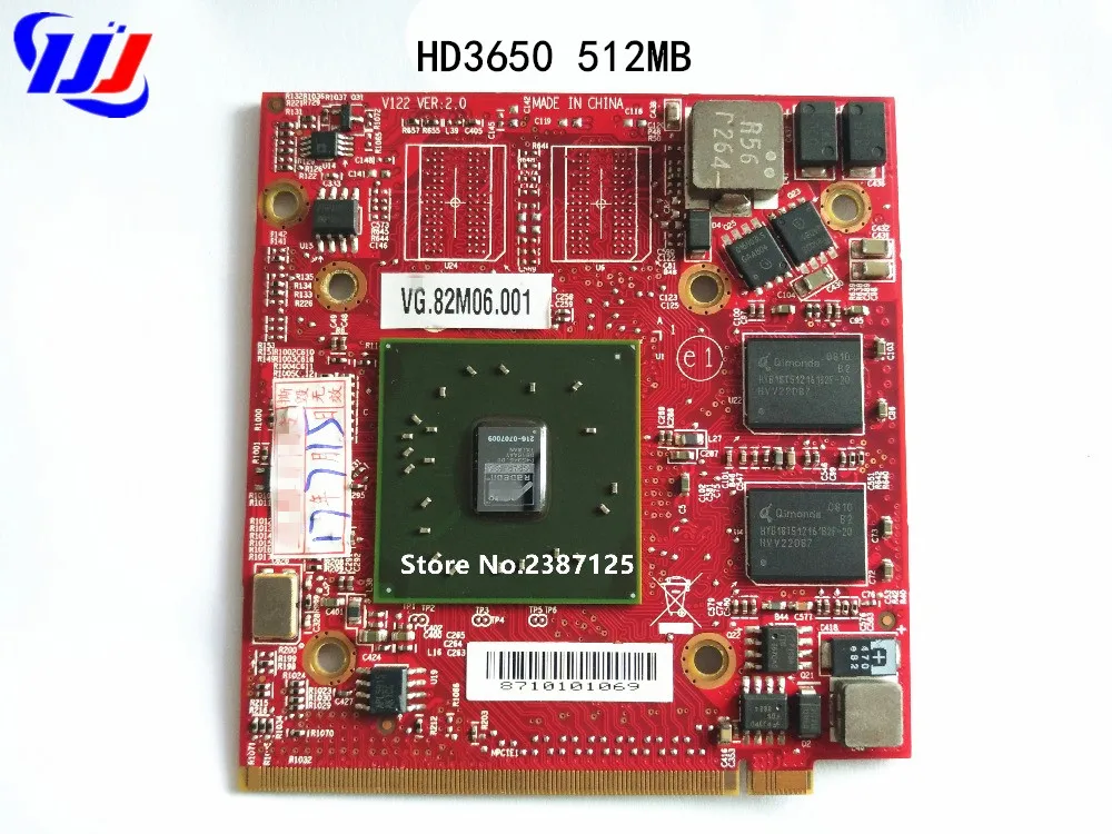 For A c e r A spire 4920G 5530 5720G 5920G 7520G For ATI Mobility Radeon HD3650 HD 3650 DDR2 512MB Laptop Graphics Video Card