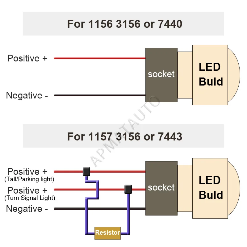 2Pcs/Set 25W Car LED Turn Signal Control Load Resistor Resistance Bulb Light Fix Error Flash Blinker Warning Controller