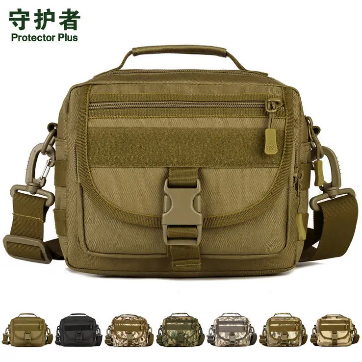 MOLLE горизонтальная армейская Повседневная маленькая сумка для рук и мессенджер