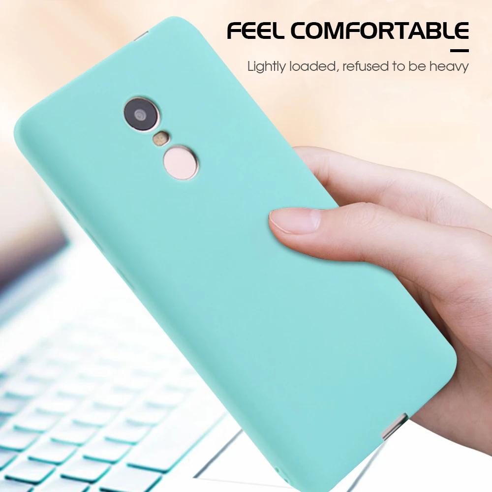 Матовый чехол из ТПУ карамельных цветов для Xiaomi Redmi Note 6 5 Pro 6A 5A 7 силиконовая