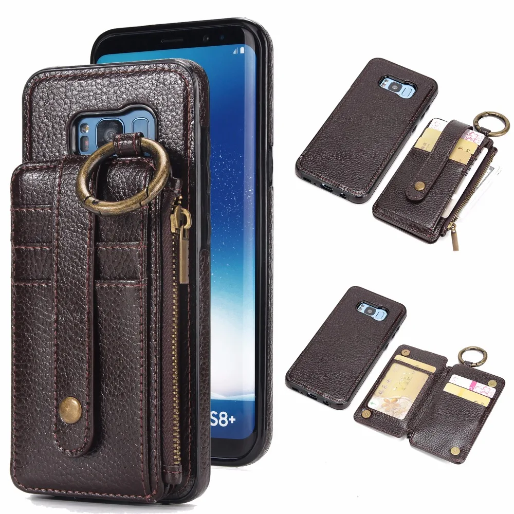Hongmeng Luxury Leather Wallet card 2 in 1 Phone Case For samsung font b galaxy b
