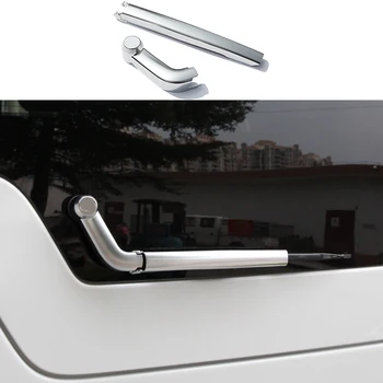 

2pcs car accessories Interior Rear Window Wiper Arm Blade Cover Trim Chrome ABS Overlay For Land Rover LR4 2010-2016
