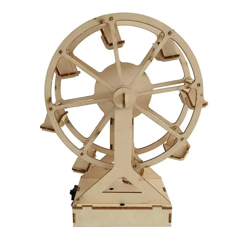 

DIY Wooden Ferris Wheel Model Materials Kit Science Experiment Assemble Toy children's imagination creativity wood