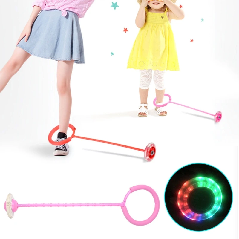

LED Flash Jumping Foot Force Ball Outdoor Sports Toy For Adult Children Kid