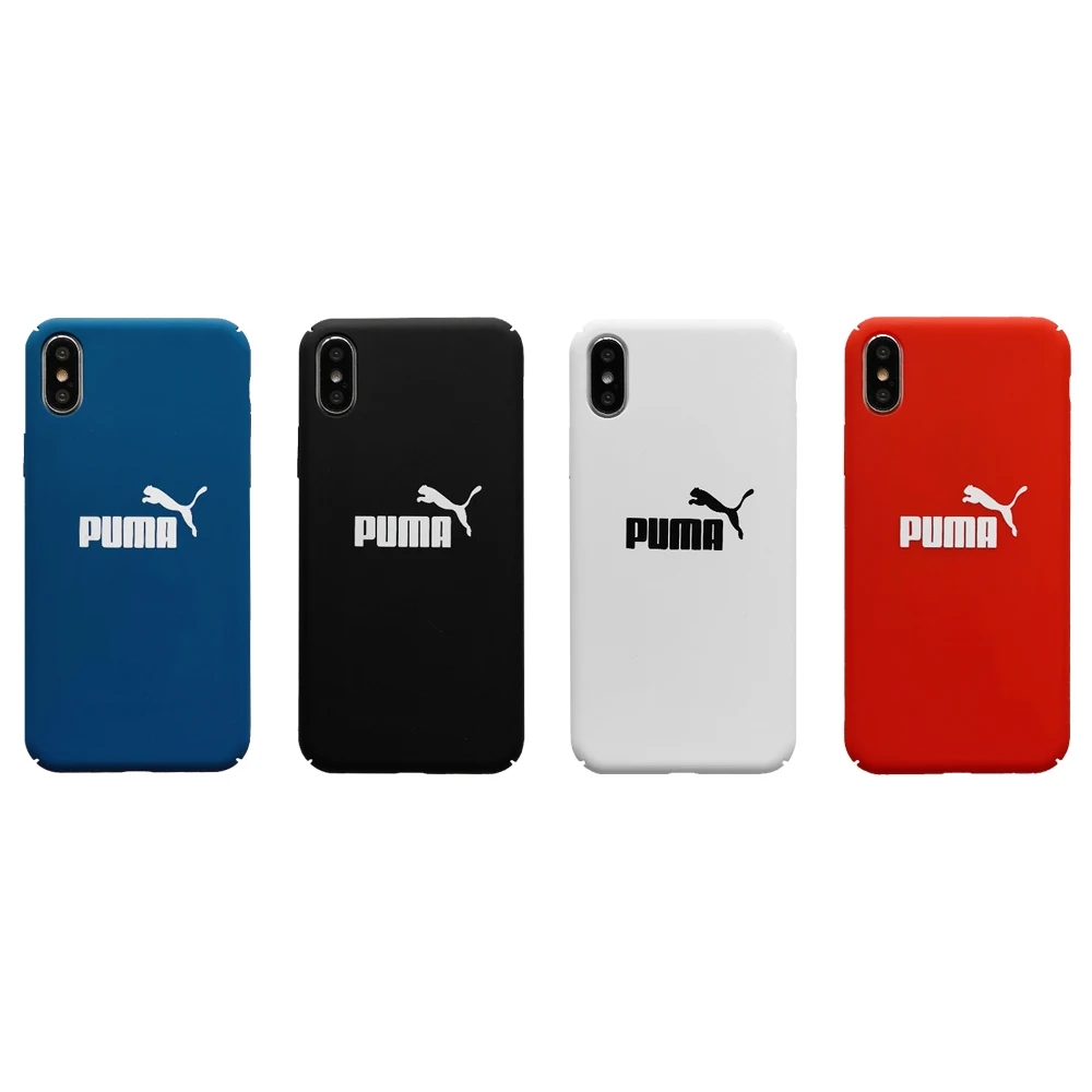 

Germany Luxury Street Sport Brand Case for iphone 6 6S 7 8 Plus X XR XS Max 5 5S SE Simple Hard Cover Telefon kilifi Etui Coque