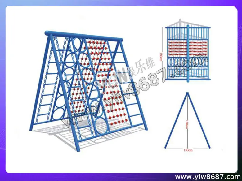Оборудование для развлечений для парка, оборудование для фитнеса, Комбинированная рамка для лазания