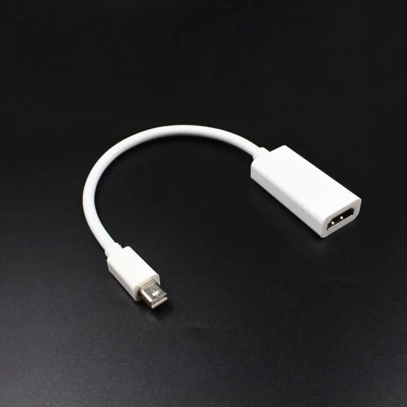 

Mini DisplayPort To HDMI Cable Adapter High Quality Converter For Macbook Pro A 2017 New Thunderbolt Mini Display Z1023 DROPSHIP