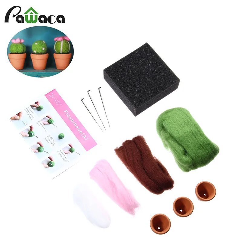 Wool Yarn Roving Wet Felting Net DIY Kits Multiuse Practical
