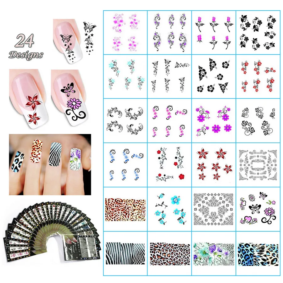 Бумажные ногти распечатать с рисунком