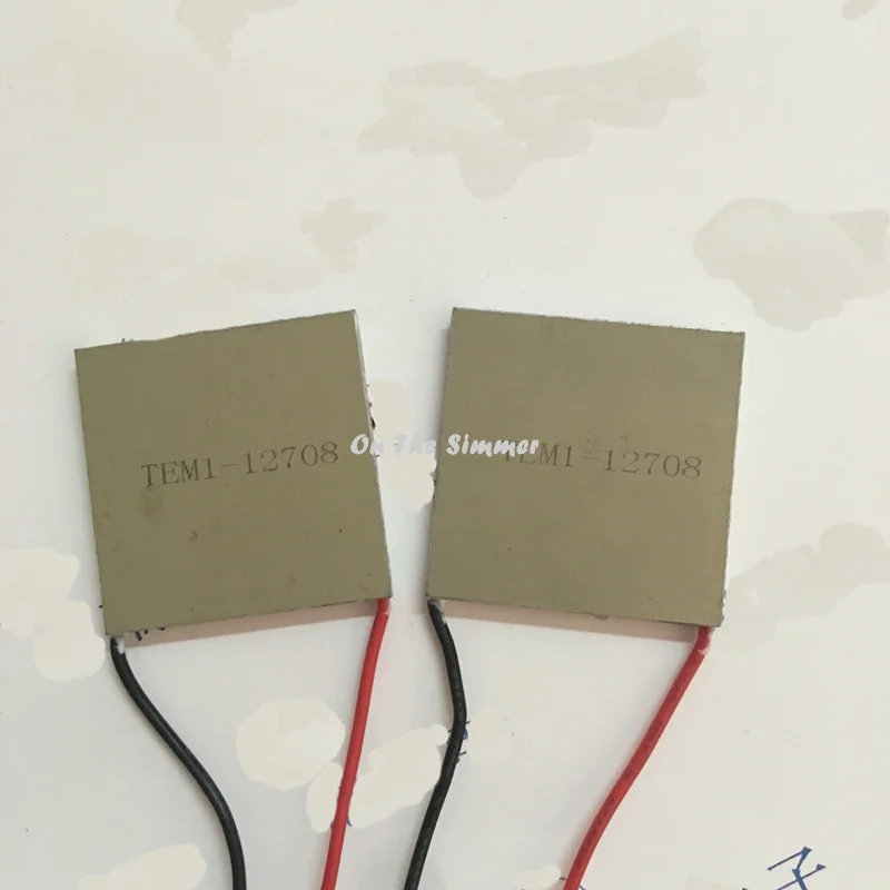 

TEM1-12708 40x40 new semiconductor refrigeration piece aluminum substrate cooling plate express efficient refrigerator