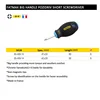 Fatmax 1-piece stubby pozidriv screwdriver pozi short screwdrivers head PZ1 PZ2 without magnet shaft 30mm Crv steel open tools ► Photo 2/2