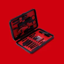 15 шт Профессиональные для маникюра, нержавеющая сталь ногтей Маникюрный Инструмент костюм комплект Наборы маникюрный набор для ногтей инструмент для дизайна ногтей инструменты