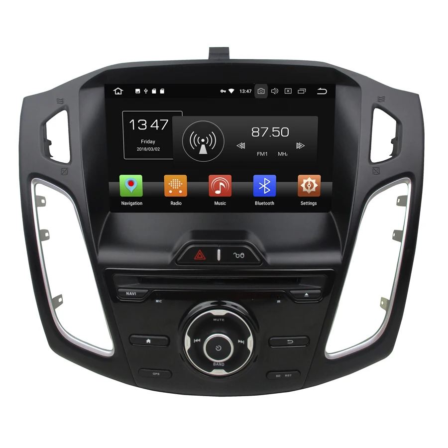 Navirider GPS навигация для Ford Focus 2012 2013 9 &quotПолный сенсорный экран автомобиля android 10 64