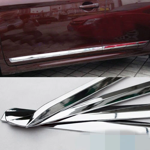 

FIT FOR 2014- VOLVO XC60 CHROME SIDE DOOR LINE GARNISH BODY COVER TRIM MOLDING