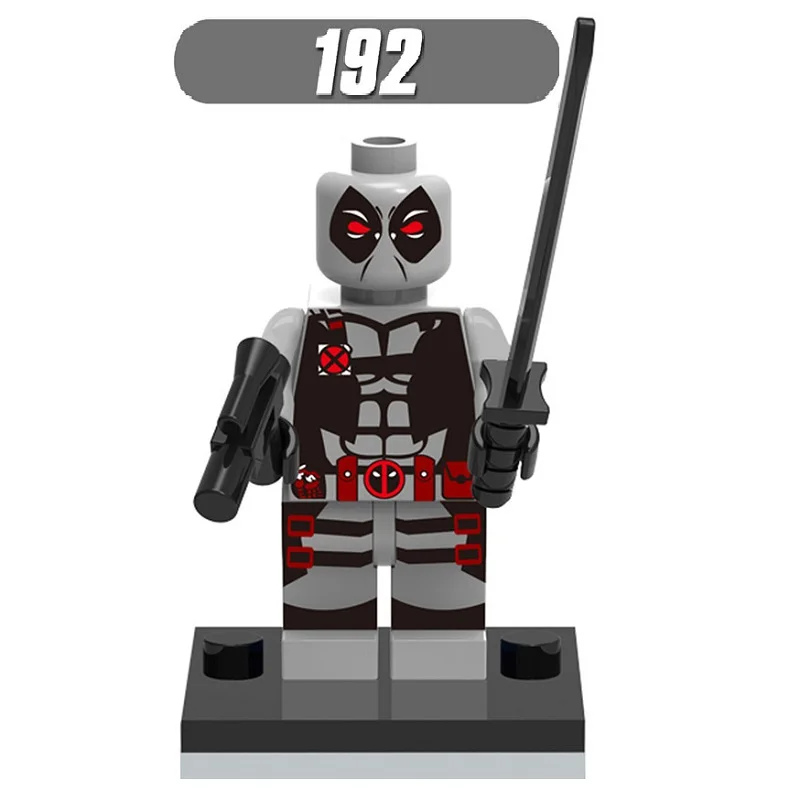 

Single Sale Education Bricks Super Heroes Deadpool Action Figures Building Blocks Model Learning Toys Baby Gift XH 192