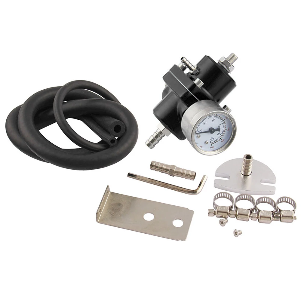 

Square Automotive Replacement With Gauge Parts Stable Fuel Pressure Regulator Oil Supply Booster Car Modification Adjustable