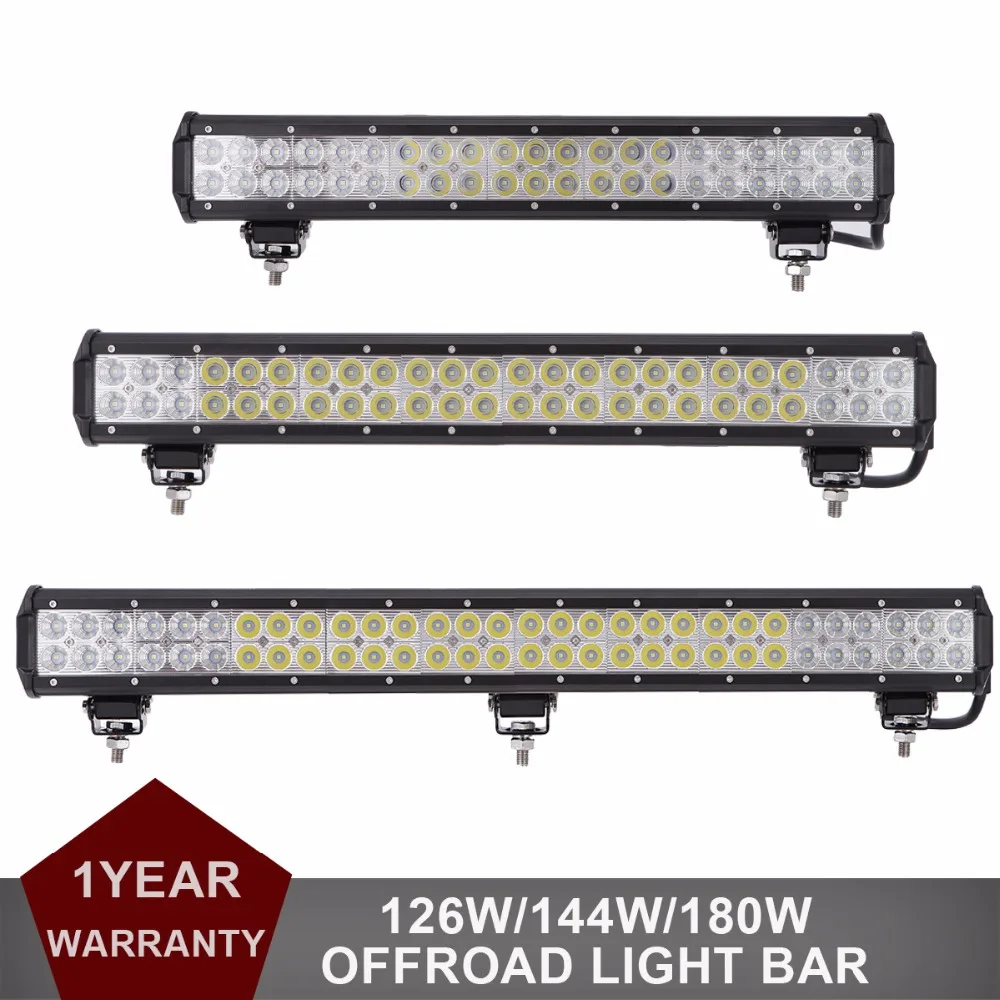 

20 23 28 Inch LED Light Bar 12V 24V Combo Offroad Truck Trailer Pickup SUV Headlight 4WD 4X4 ATV Wagon Car Tractor Driving Lamp