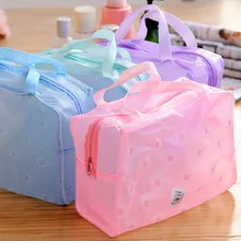Pvc Women Wash Bag Waterproof Cosmetic Bags Travel Small Daisy Printing Portable Storage Cosmetic Bag 45