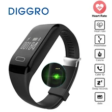 Diggro H3 SmartBand фитнес-трекер умный Браслет монитор сердечного ритма браслет Bluetooth Шагомер Спорт для Android IOS Телефон