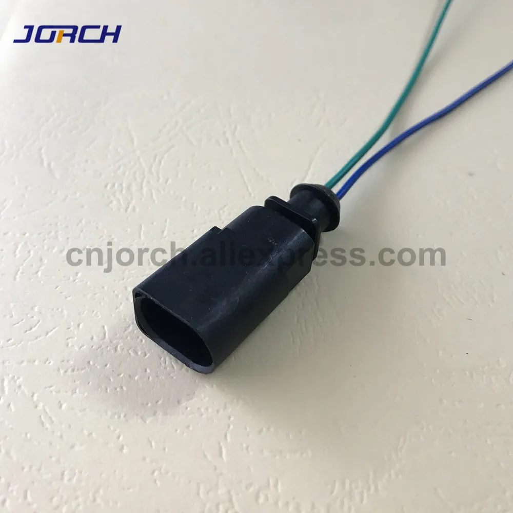 1 шт. 2pin жгут проводов 1J0973802 для VW EOS Golf Passat Audi 2 way Plug плоский контакт корпус разъем провода жгут кабл