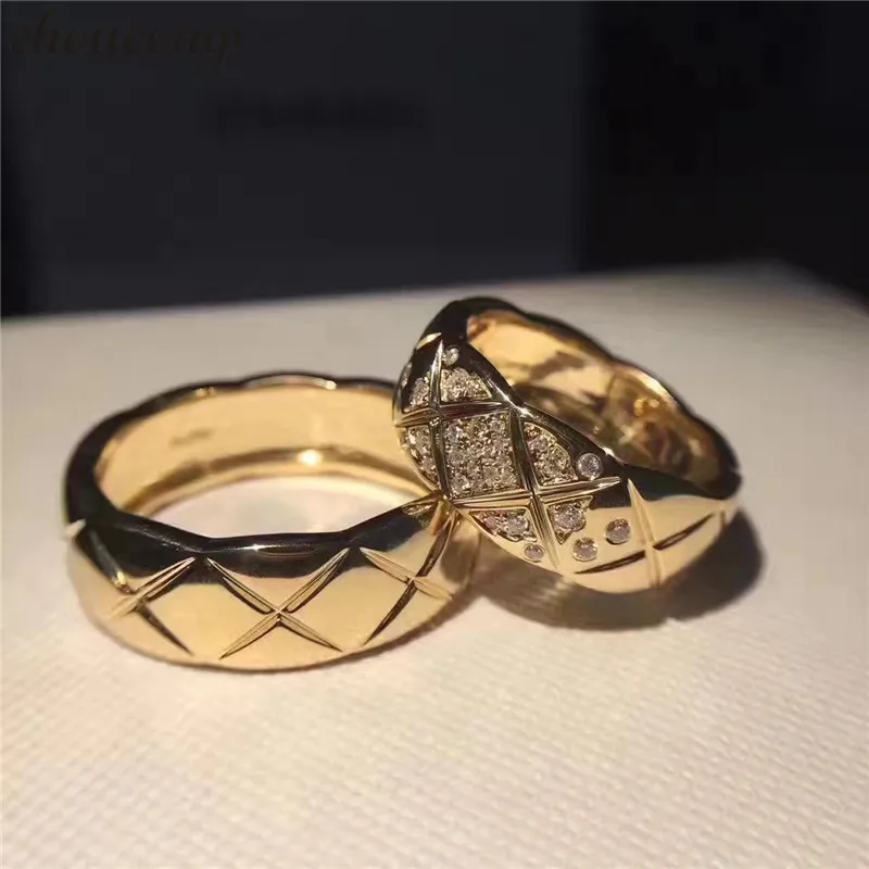 choucong 2019 Wide Across Finger Ring 925 Sterling Silver