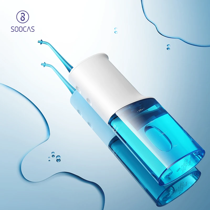 

SOOCAS W3 portable oral irrigator USB rechargeable water dental flosser irrigator for cleaning teeth water jet toothpick xiaomi