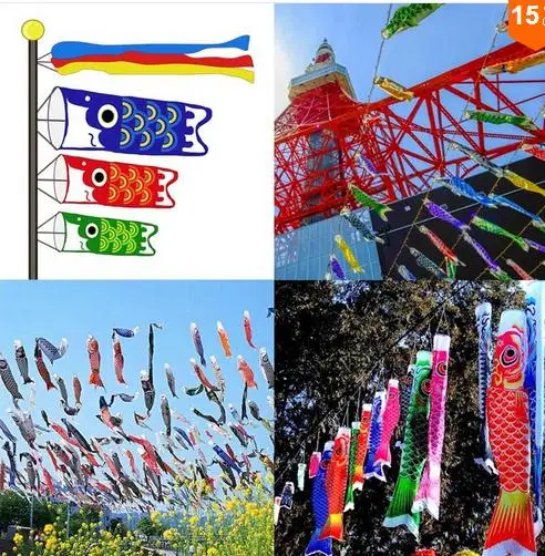Koinobori Koi Nobori Carp Windsocks Streamers флаг в виде рыбы украшение на стену воздушного змея 15 7 59