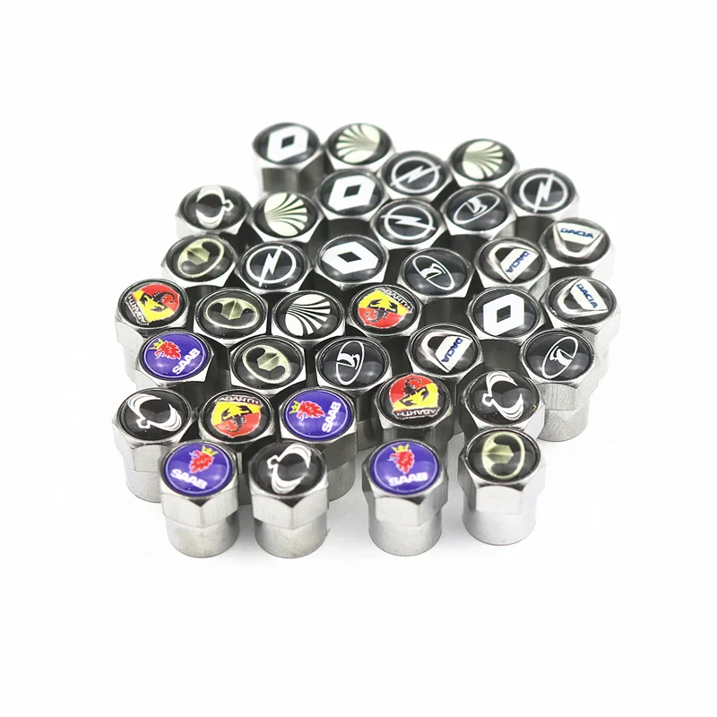 

1SET Car Tire Valve Caps Air Tyre Stems Cover 6corners for bmw benz vw audi Ford Kia Hyundai Nissan VW toyota Mazda Volvo LexuS