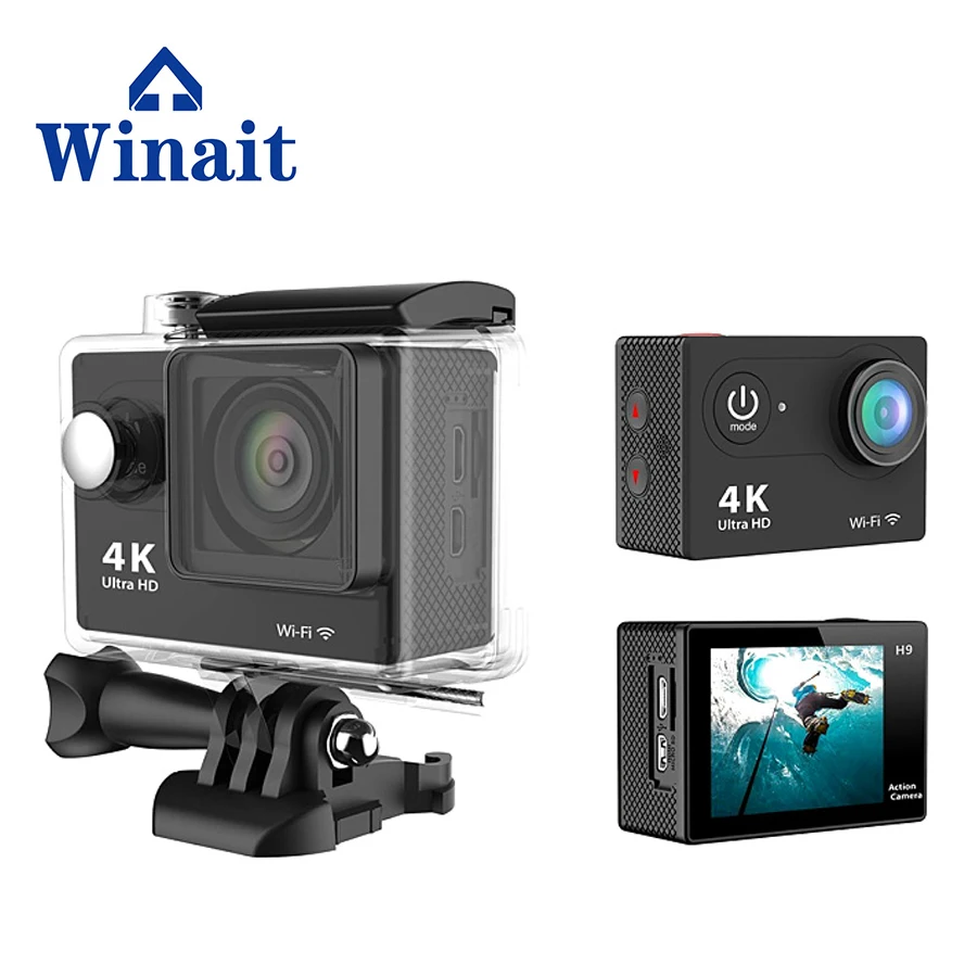 

Action camera Original remote Ultra HD 4K WiFi 1080P 60fps 2.0 LCD 170D go bike sport waterproof pro camera