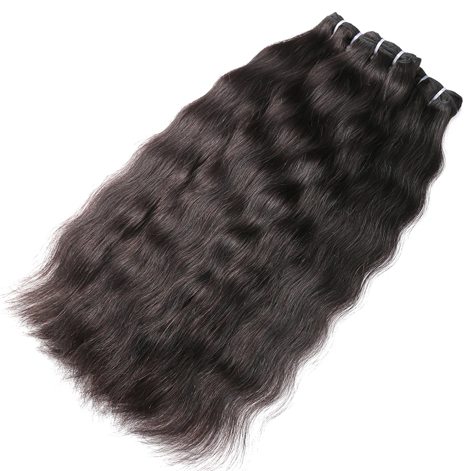 Wigirl 28 30 Inch 3 4 Deals Natural Straight Raw Indian Virgin Human Hair Bundles Double Drawn Extension Unprocessed Weaves