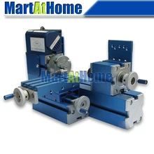 ARGEDO 12W DIY Mini Metal Wood Turning Lathe Machine Model Tool Woodworking Power Tool Machinery AC100