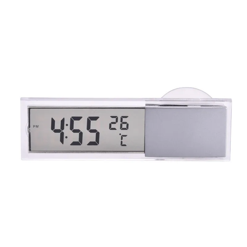 

Multi - purpose New Fashion Car 2- in -1 Electronic Watches Auto Digital LCD Electronic Thermometer cool styling