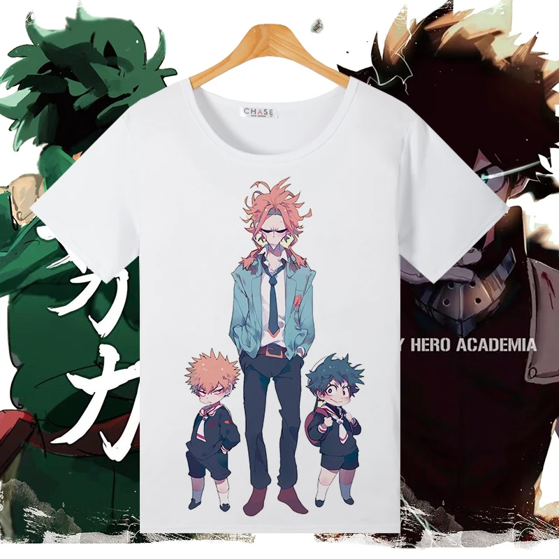 Футболка для косплея «My Hero Academy» izku Midoriya Bakugou Katsuki, летняя футболка для женщин/мужчин, топ-футболка, костюм для косплея на Хэллоуин - Color: 22