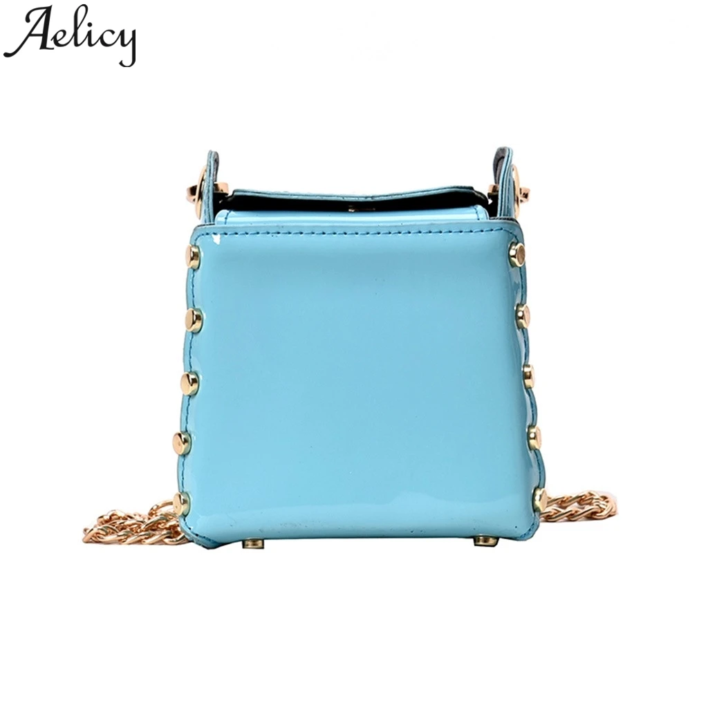 

Aelicy Fashion Fashion Women Pure Color Colorful Leather Waterproof Messenger Bag Crossbody Phone Bag Shoulder Bag Leather Purse