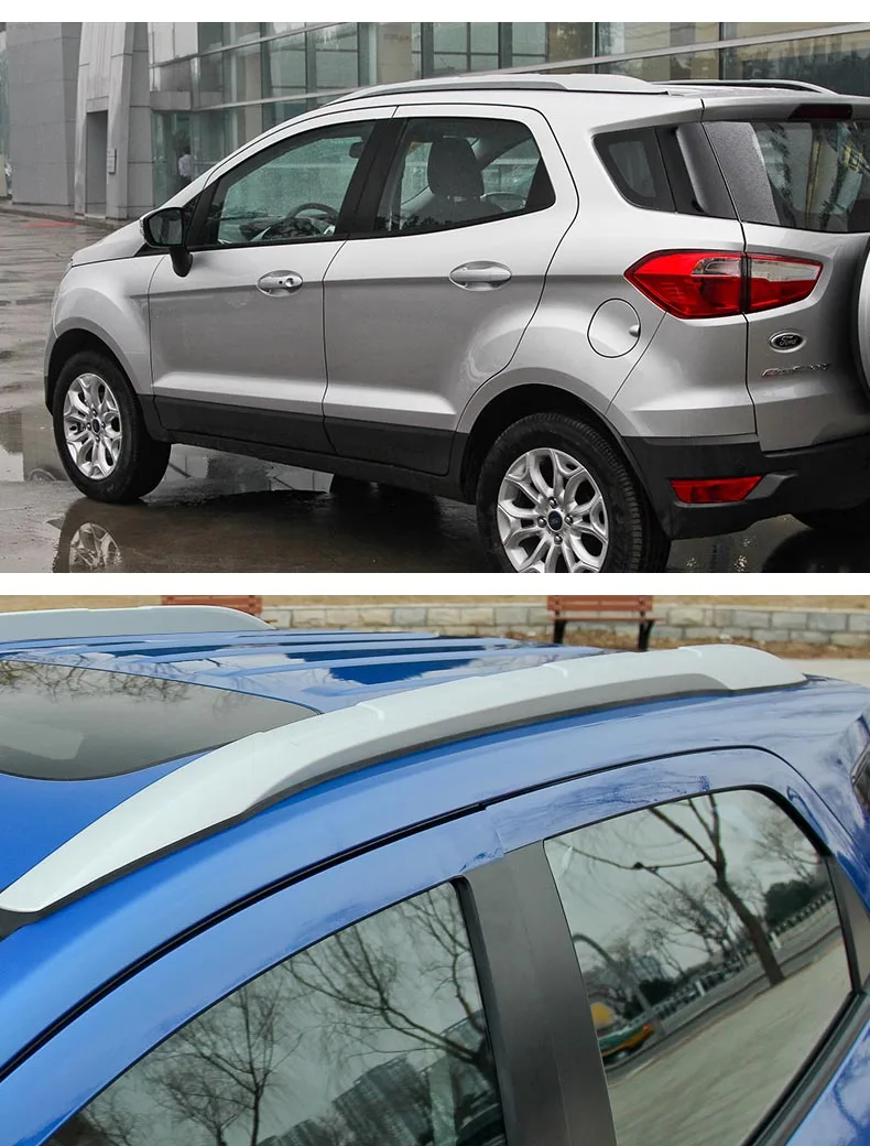 Багажник на крышу автомобиля багажная штанга для 13-17 для Ford Ecosport 2013(черный, серебристый) по EMS