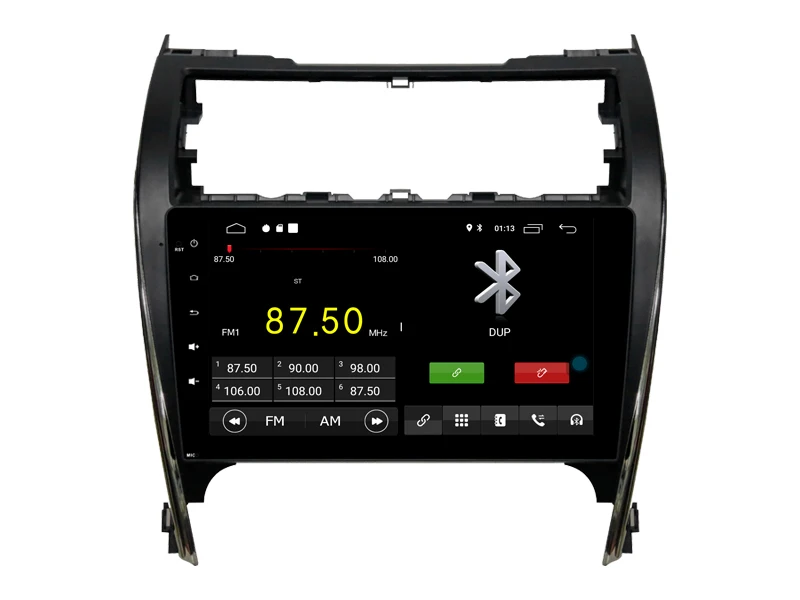 Perfect Deluxe Edition Car Android 9.0 Player for Toyota Camry 2014 2015 tape recorder 4G Lite sim card Bluetooth GPS Radio Head Unit 4