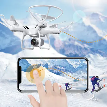 

New Long Flying Time Drone Quadcopter Headless Remote Control Drone Real Time Transmission
