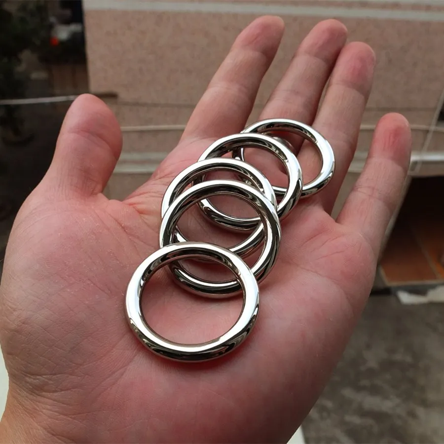 DIY Johnleather Craft Hardware Solid Brass Handbag Metal O Ring NP