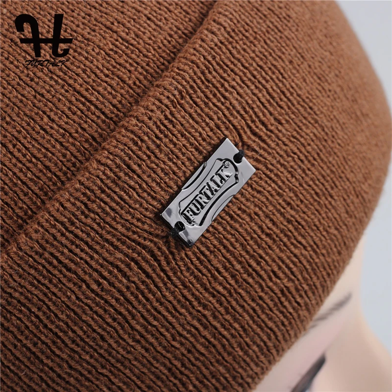 FURTALK unisex women's Spring Wool Watch Cap Spring Beanie Knitted Hat Skull Cap Women Wool Hat