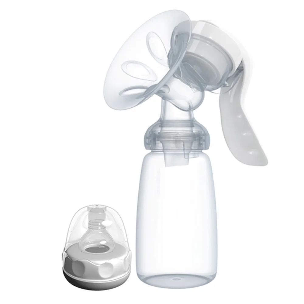 

2018 Manual Breast Pump Powerful Baby Nipple Suction 150ml Feeding Milk Bottles Breasts Pumps Bottle Sucking for Baby Feeding