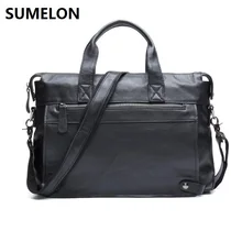 Мужские сумки из натуральной кожи, портфель, мужская деловая сумка для ноутбука, фирменный дизайн, мужская сумка через плечо, новая мужская сумка-мессенджер