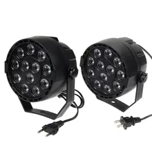 США/ЕС штекер 12 светодиодный RGB светодиодный светильник DMX цвет смешивания 8CH может фоновая лампа DJ клуб бар Профессиональный PAR Светильник