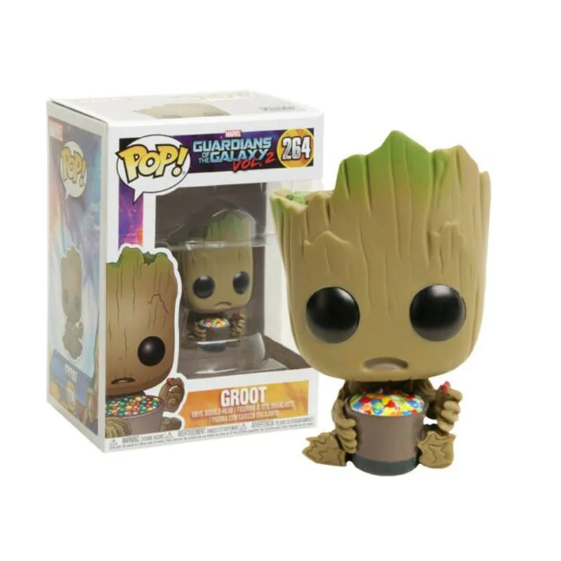 FUNKO POP Guardians of the Galaxy Candy Groots виниловая кукла Marvel Экшн фигурки Коллекция Модель украшение автомобиля фигурка игрушки подарок