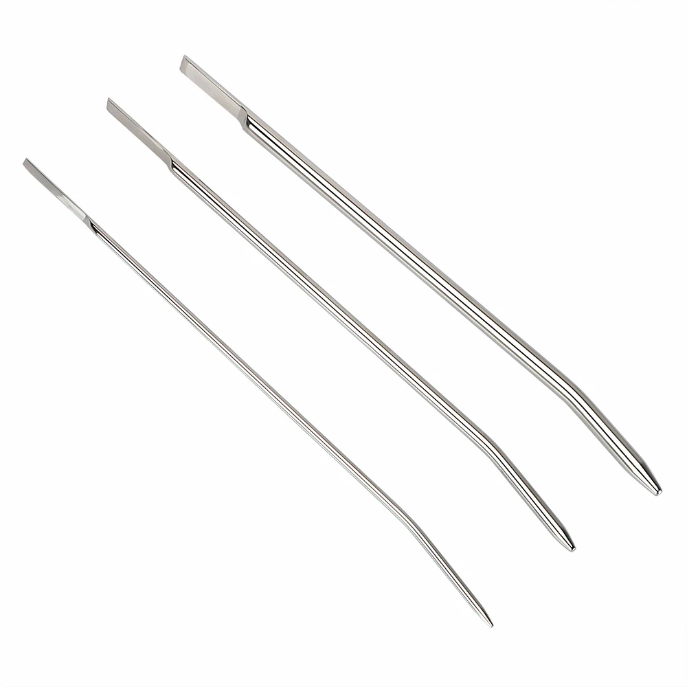 IKOKY Penis Plug Stainless Steel Male Chastity Device Urethral Dilators Catheters Sounds Masturbator Sex Toys for Men Sex Shop