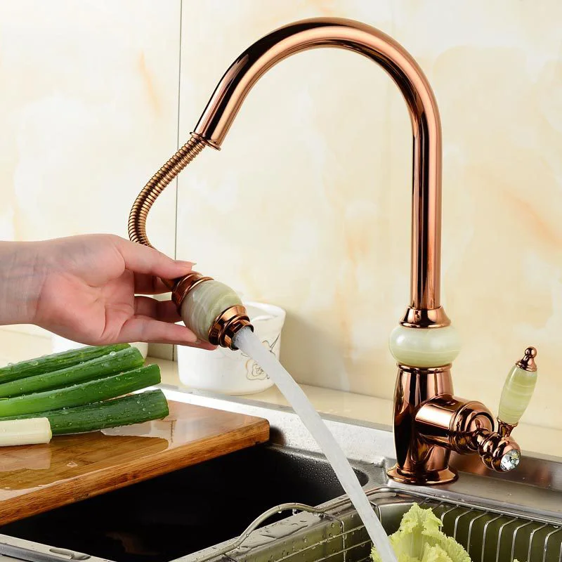 

360 Degree Rotatable Faucet High Quality Hot Cold Tap wash Electroplated drawable Basin Faucets Practical Bathroom Kitchen Tools