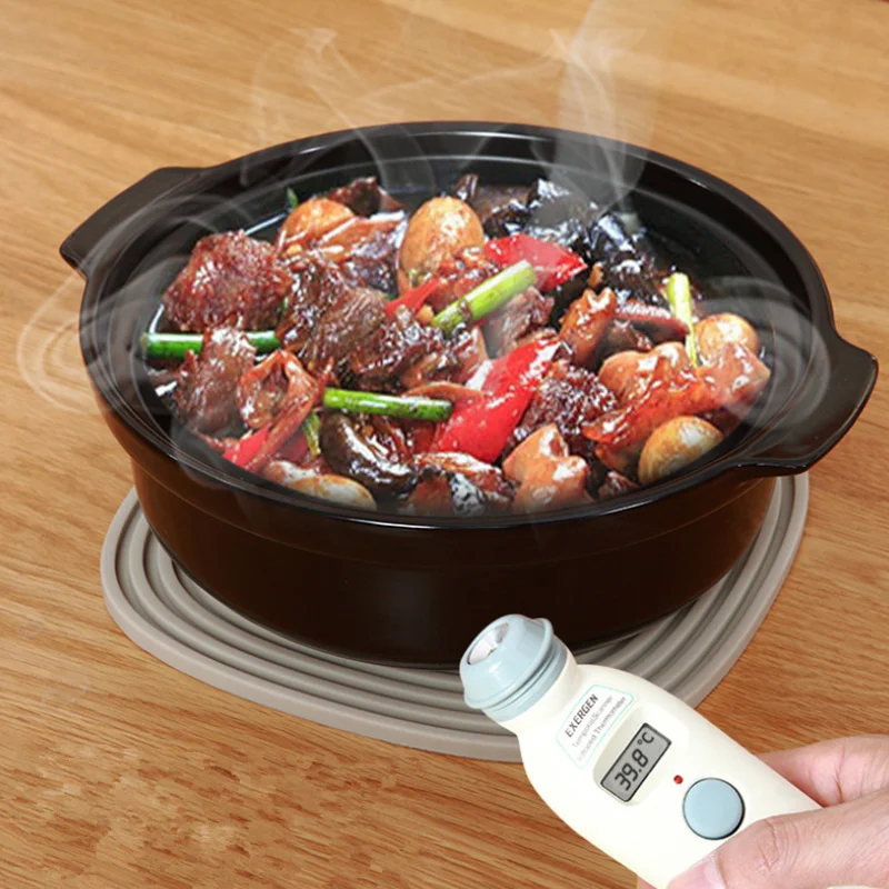  3 In 1 Silicone Pot Mat Non Slip Table Heat Resistant Insulated Coaster Trivet Mats Plate Cup Pads